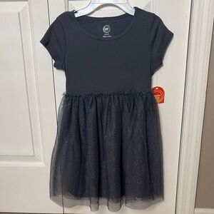 Wonder Nation Charcoal Kids Dress